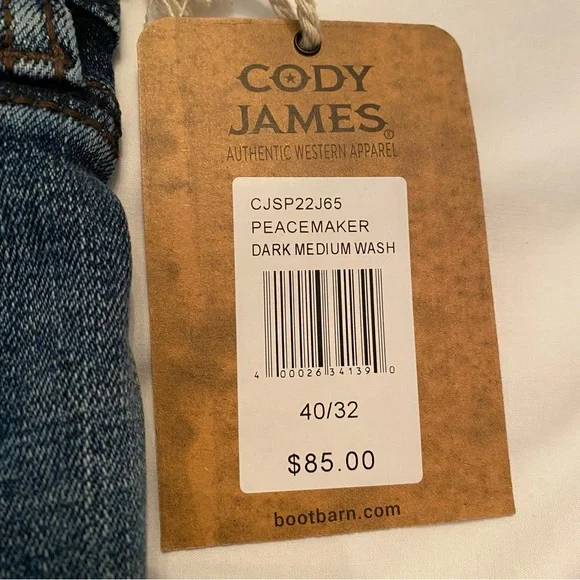 Cody James Men’s Jeans NWT  40X32. Regular Boot. - Picture 5 of 16